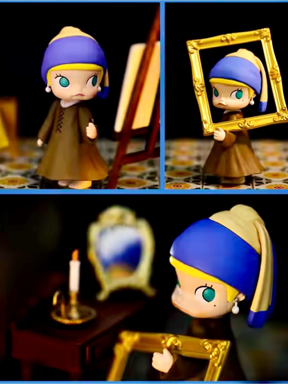 Girl W/ Pearl Earring Molly in Art Time in One Day of Molly series! Discontinued